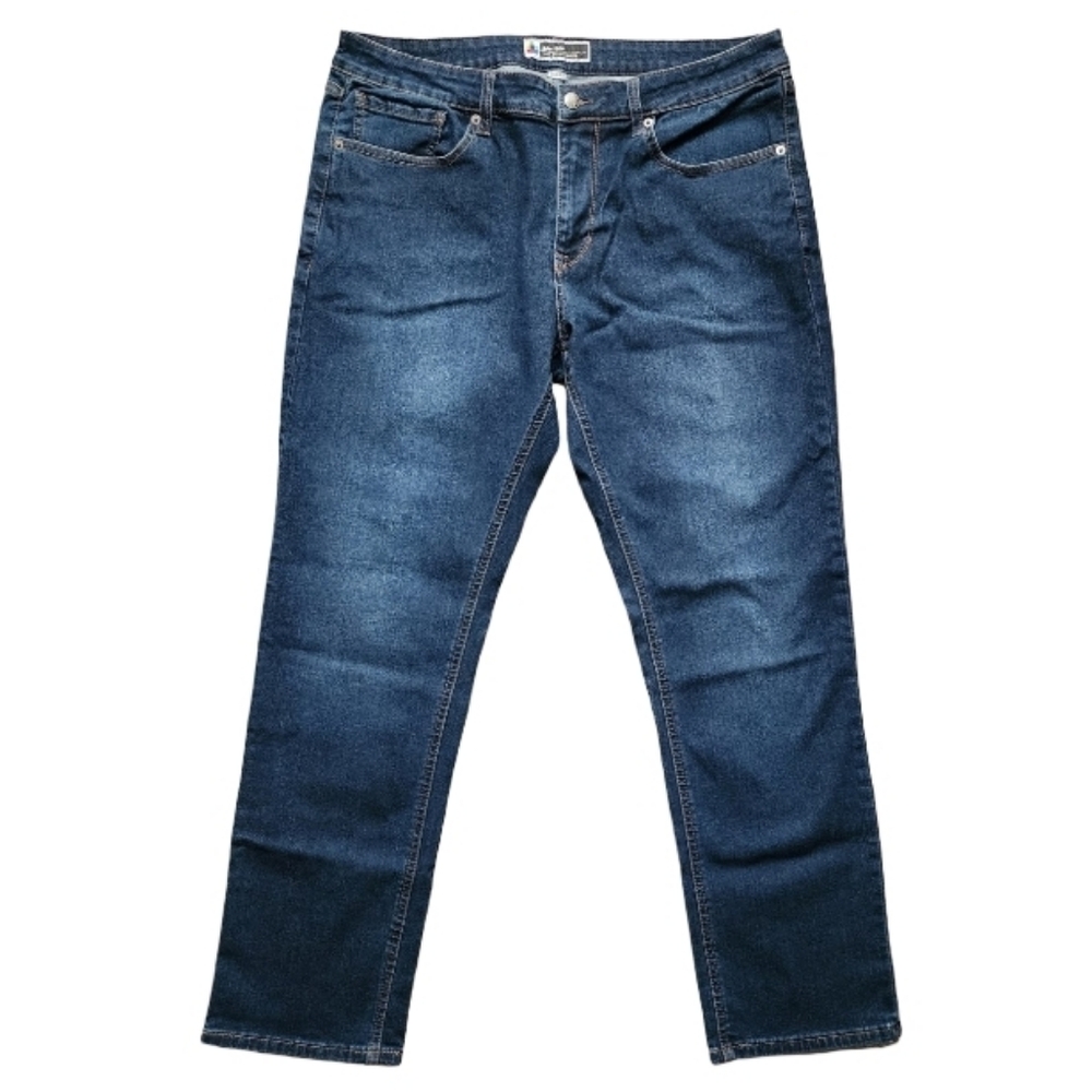 UB Tech Men’s 36x32 Stretch Straight Leg Jeans Dark Wash Comfort Denim